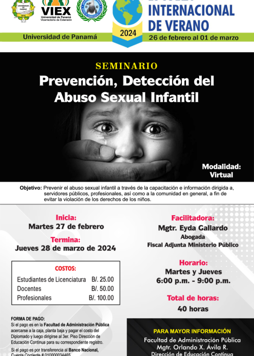 Seminario "Prevención, Detección del Abuso Sexual Infantil"