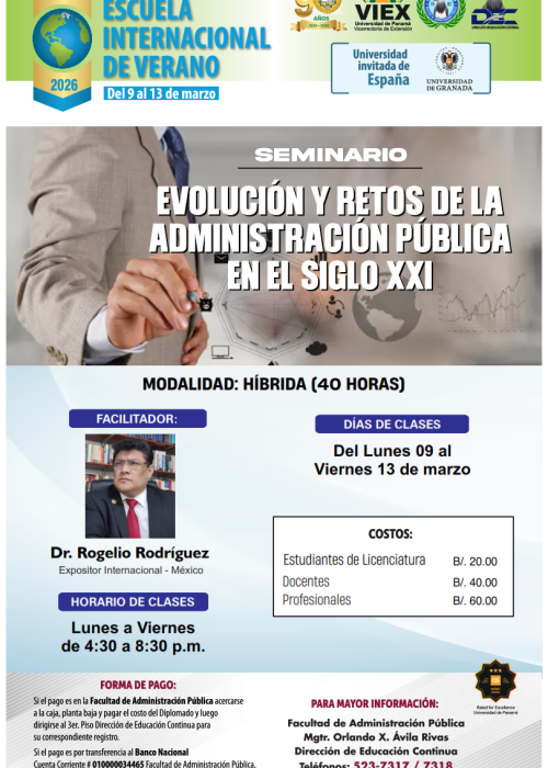 Seminario "Evolución y Retos de la Administración Pública en el Siglo XXI"