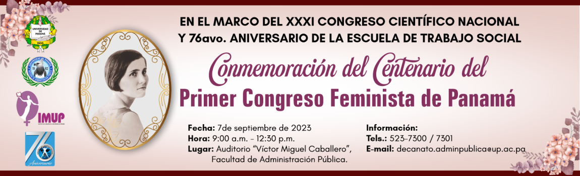 Conmemoración Centenario Congreso Feminista Panamá
